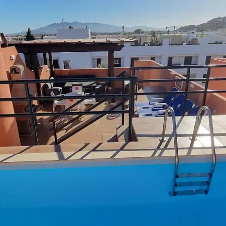 Homes Of Spain: Beachfront Penthouse With Private Pool At Paraiso Playa * Vera